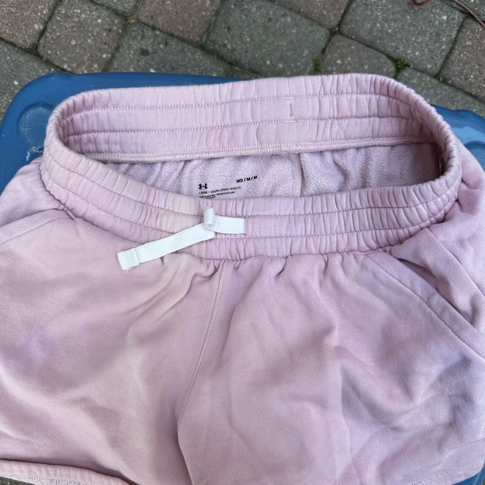 Under Armour Soft Pink Workout Shorts